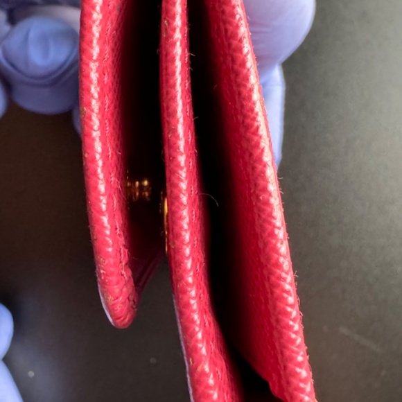 Authentic PRELOVED Pink Prada Saffiano Compact Key Wallet - Picture 7 of 7